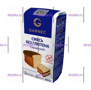 Смесь "Серый хлеб" ТМ ГАрнец ,срок до 04.01.2026 - интернет-магазин диетических продуктов, товаров для аллергиков и астматиков