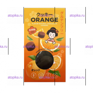 Печенье сдобное "Шоколадная Азия" с кусочками апельсина, ТМ Bezglutini,срок до 20.03.2026 - интернет-магазин диетических продуктов, товаров для аллергиков и астматиков