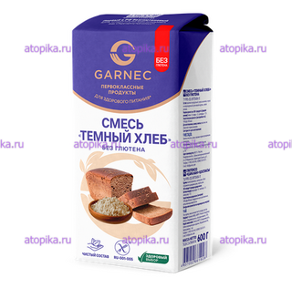 Смесь "Темный хлеб" Гарнец,срок до 02.12.2025 - интернет-магазин диетических продуктов, товаров для аллергиков и астматиков