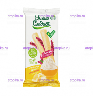 Батончики со слив.начинкой в белой глазури "Умные сладости", 20г - интернет-магазин диетических продуктов, товаров для аллергиков и астматиков