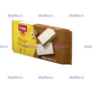 Вафельный батончик Wafer Pocket, Schar срок до 04.09.25 - интернет-магазин диетических продуктов, товаров для аллергиков и астматиков