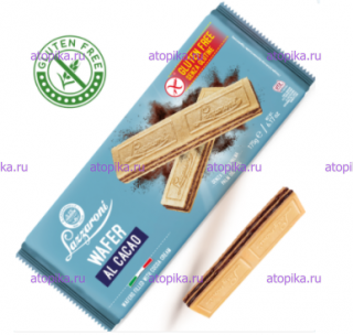 Вафли SENZA GLUTINE с начинкой из какао-крема Lazzaroni - интернет-магазин диетических продуктов, товаров для аллергиков и астматиков