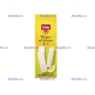 Вафли с лимонно-кремовой начинкой "Wafers Al Limonas" - интернет-магазин диетических продуктов, товаров для аллергиков и астматиков