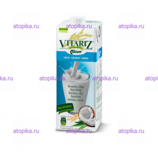 Рисово-кокосовое молоко Vitariz, органик, 1л - интернет-магазин диетических продуктов, товаров для аллергиков и астматиков