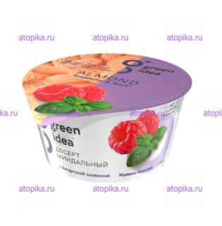 Миндальный йогурт Малина-Базилик Green idea  - интернет-магазин диетических продуктов, товаров для аллергиков и астматиков