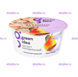 Миндальный йогурт Груша-Корица Green idea  - интернет-магазин диетических продуктов, товаров для аллергиков и астматиков