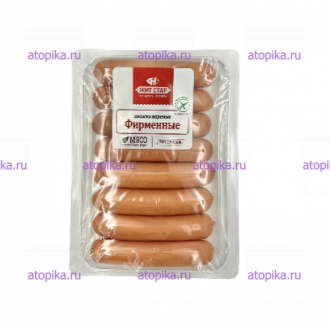 Сосиски вареные «Фирменные» 400г Мит Стар,срок до 1.03.2026 - интернет-магазин диетических продуктов, товаров для аллергиков и астматиков
