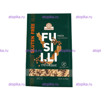 Макаронны Fusilli гречневые, ТМ Здоровей - интернет-магазин диетических продуктов, товаров для аллергиков и астматиков