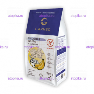 Рисовая каша с бананом Гарнец - интернет-магазин диетических продуктов, товаров для аллергиков и астматиков
