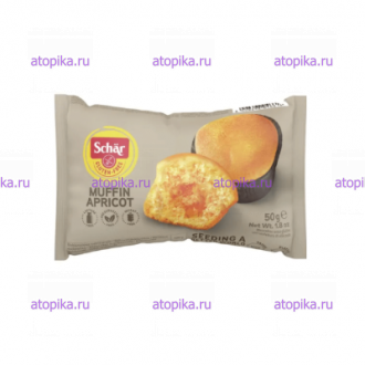 Muffin Aprocot Маффин с абрикосовым джемом, Dr. Schar, 50г - интернет-магазин диетических продуктов, товаров для аллергиков и астматиков