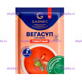 Суп-пюре "Вегасуп" томатный б/п, ТМ Гарнец, 20г - интернет-магазин диетических продуктов, товаров для аллергиков и астматиков