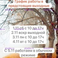 График работы в ноябрьские праздничные выходные - интернет-магазин диетических продуктов, товаров для аллергиков и астматиков